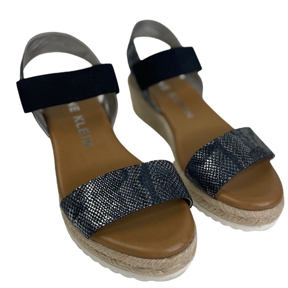 Anne Klein Women’s Espadrille Wedge Sandals - Picture 3 of 9
